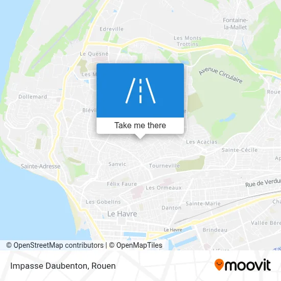 Impasse Daubenton map