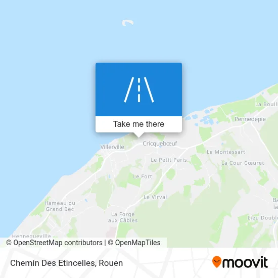 Chemin Des Etincelles map