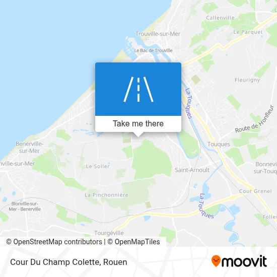 Cour Du Champ Colette map