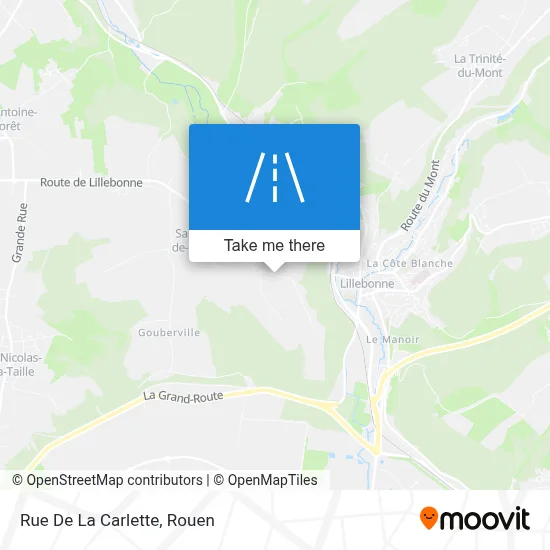 Rue De La Carlette map