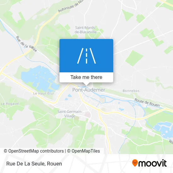 Rue De La Seule map
