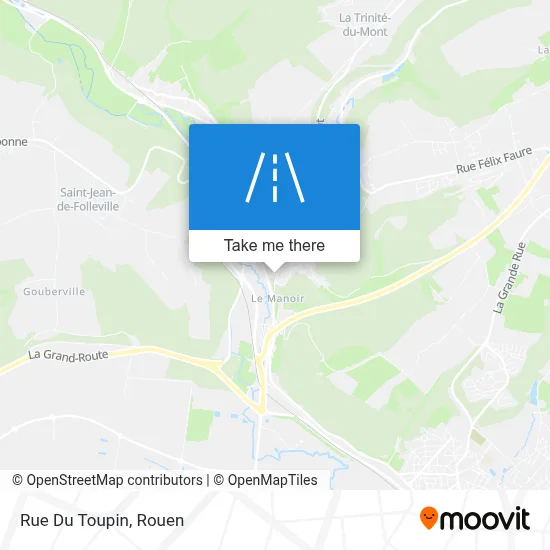 Rue Du Toupin map