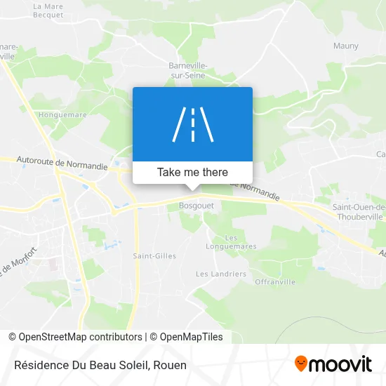 Résidence Du Beau Soleil map