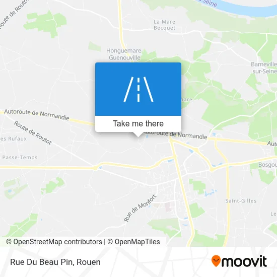 Rue Du Beau Pin map