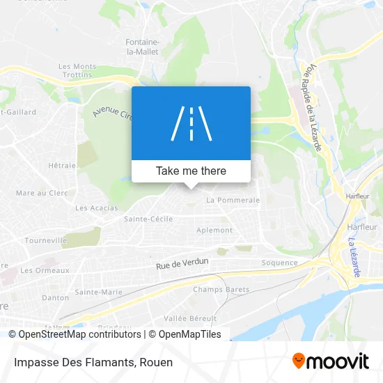 Impasse Des Flamants map