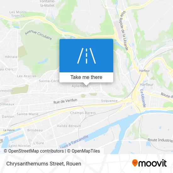 Rue Des Chrysanthèmes map