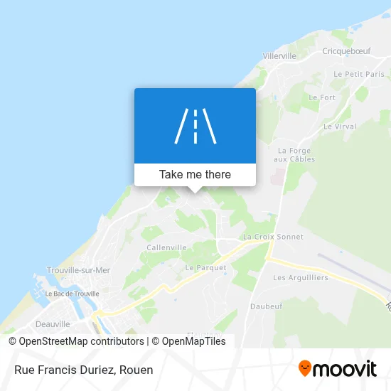Rue Francis Duriez map