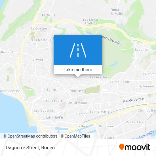 Rue Daguerre map