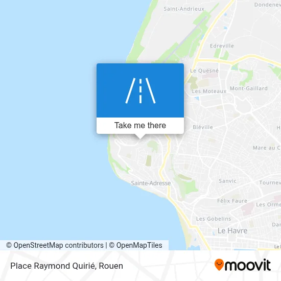 Place Raymond Quirié map