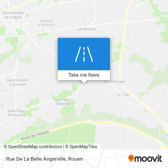 Rue De La Belle Angerville map