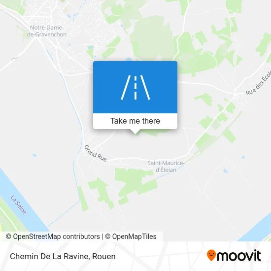 Chemin De La Ravine map