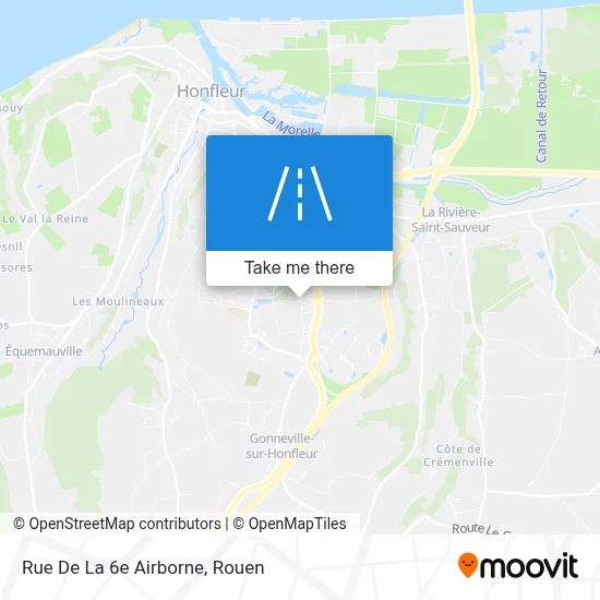 Rue De La 6e Airborne map