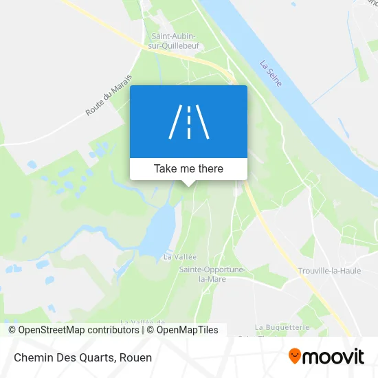 Chemin Des Quarts map