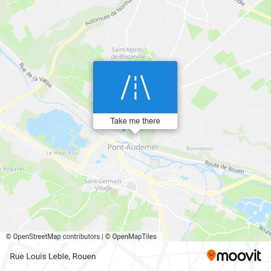 Rue Louis Leble map