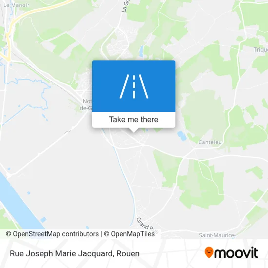 Rue Joseph Marie Jacquard map