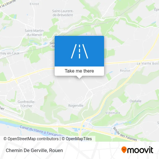 Mapa Chemin De Gerville