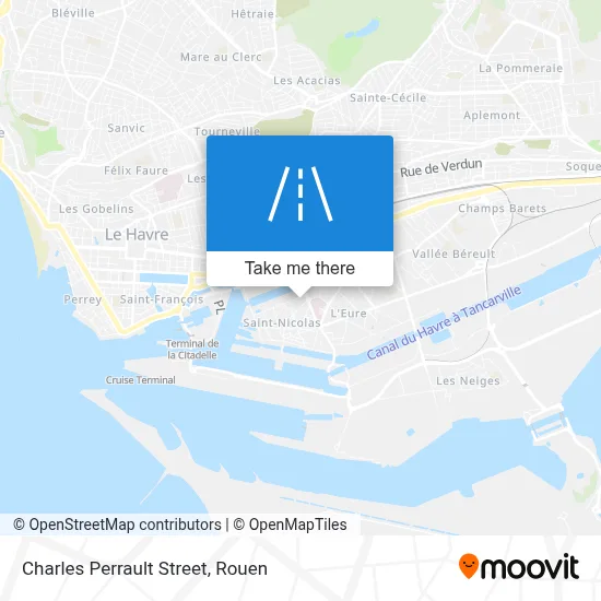 Rue Charles Perrault map