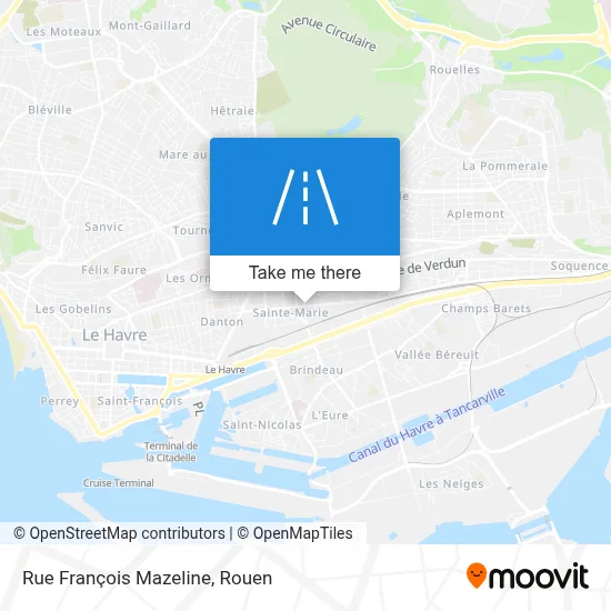 Rue François Mazeline map