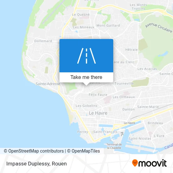Impasse Duplessy map