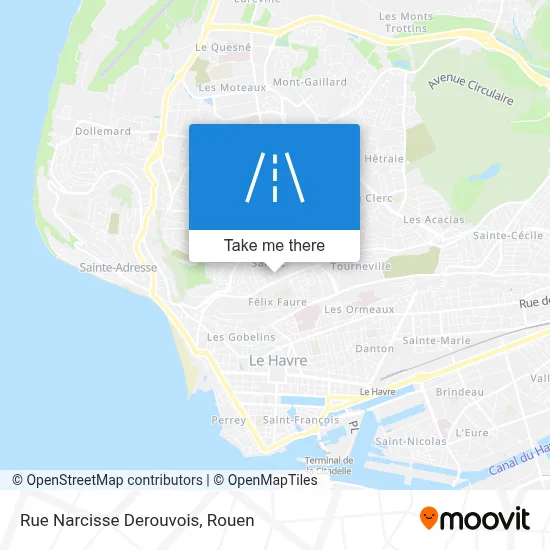 Rue Narcisse Derouvois map