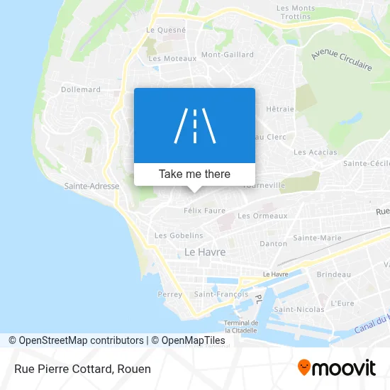 Rue Pierre Cottard map