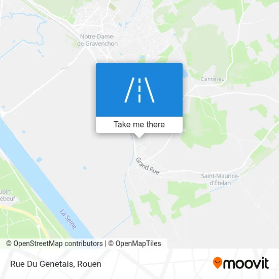 Rue Du Genetais map