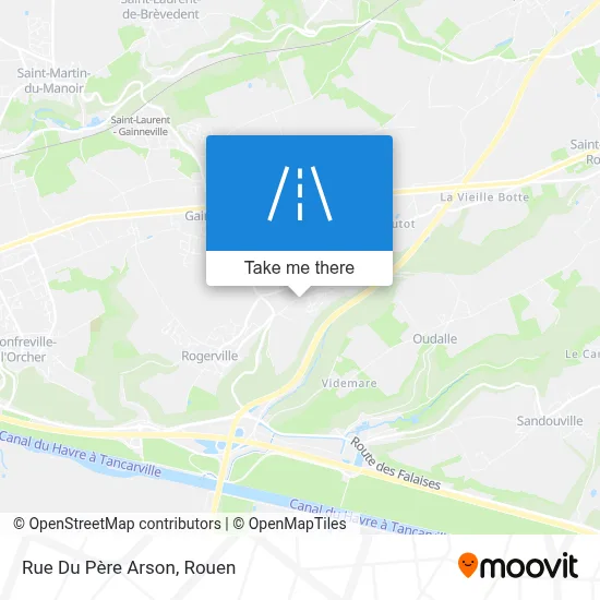 Rue Du Père Arson map