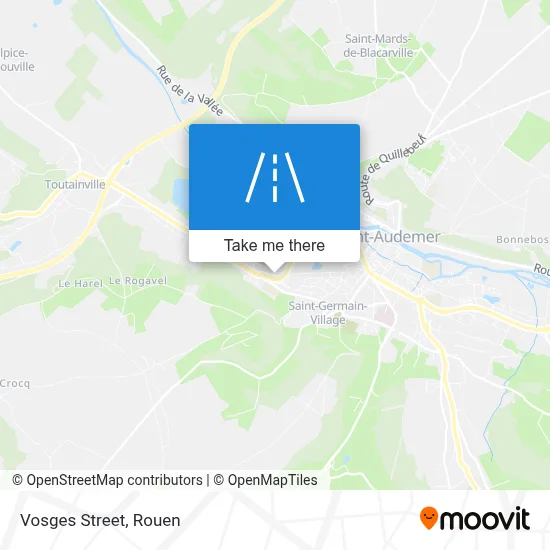 Rue Des Vosges map