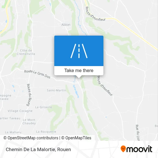 Chemin De La Malortie map