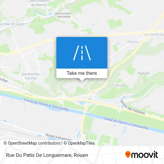 Rue Du Patis De Longuemare map