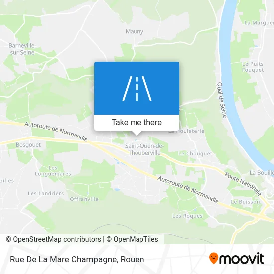 Rue De La Mare Champagne map