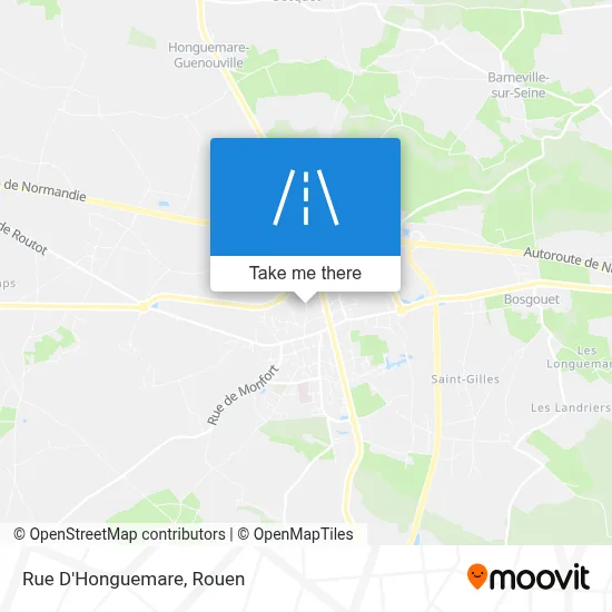 Rue D'Honguemare map