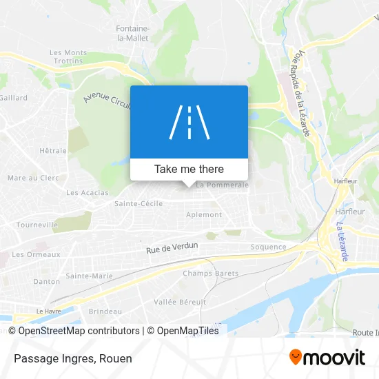 Passage Ingres map