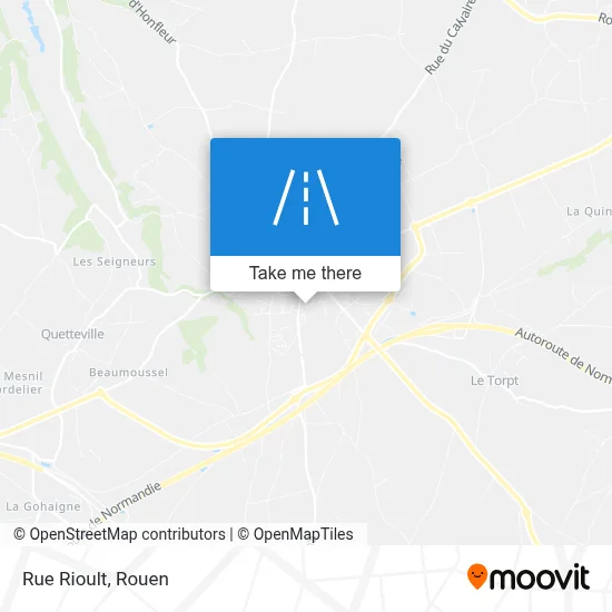 Mapa Rue Rioult