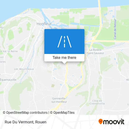 Rue Du Vermont map