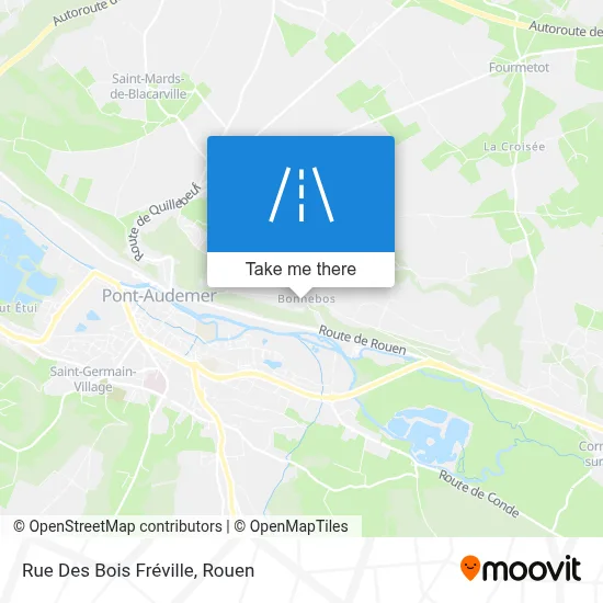 Rue Des Bois Fréville map