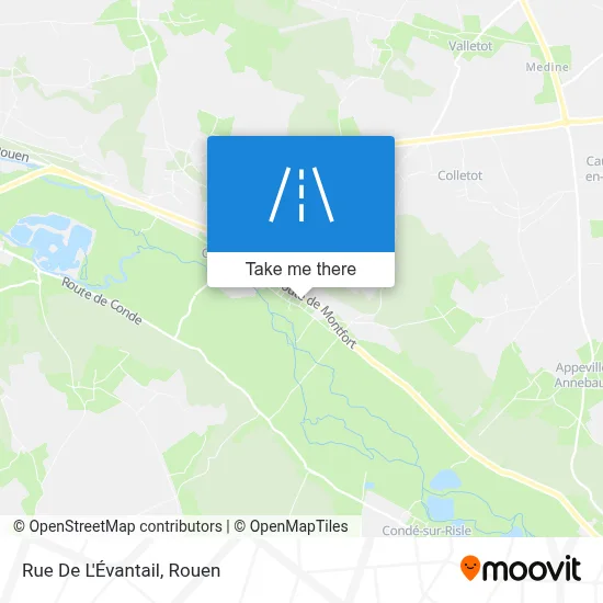 Mapa Rue De L'Évantail