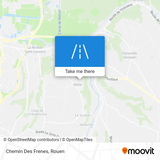 Chemin Des Frenes map
