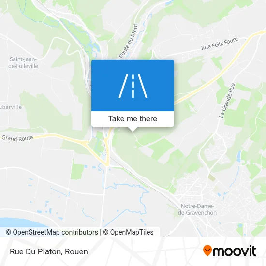 Rue Du Platon map