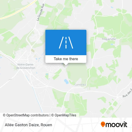 Allée Gaston Daize map