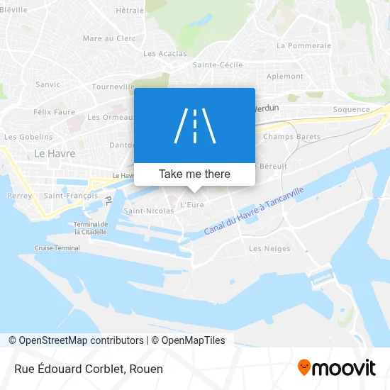 Rue Édouard Corblet map