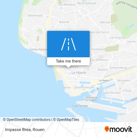 Impasse Brea map