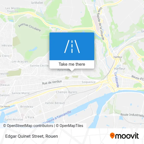 Rue Edgar Quinet map