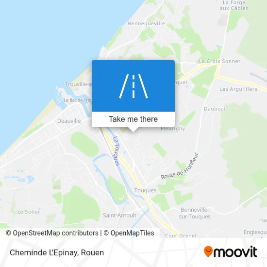 Cheminde L'Epinay map