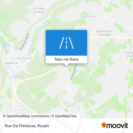 Rue De Freneuse map