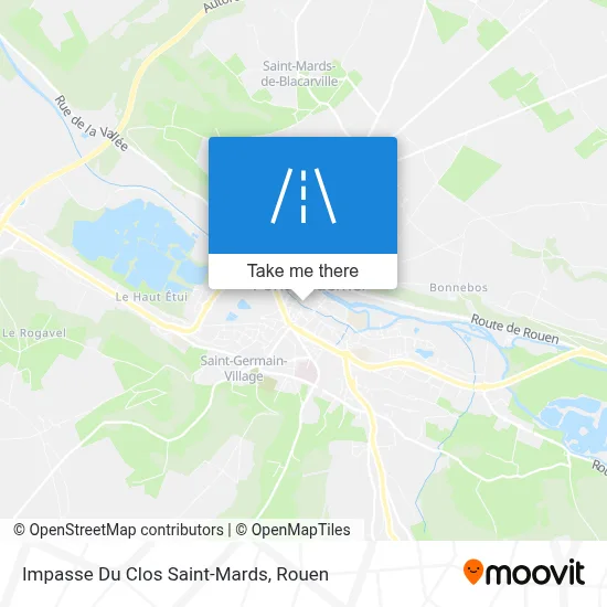 Impasse Du Clos Saint-Mards map