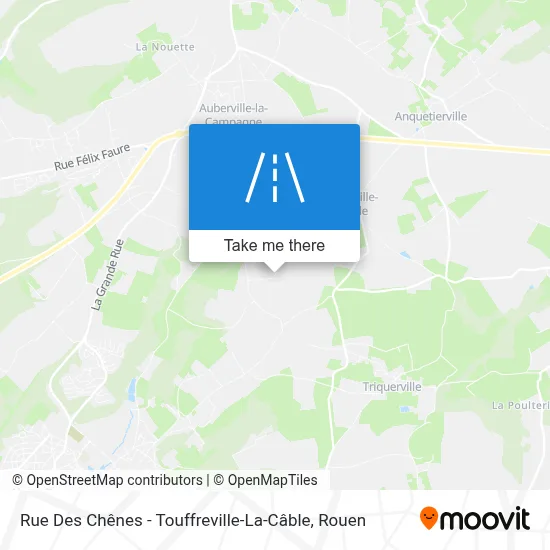 Rue Des Chênes - Touffreville-La-Câble map
