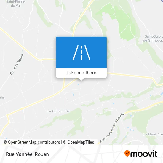 Mapa Rue Vannée