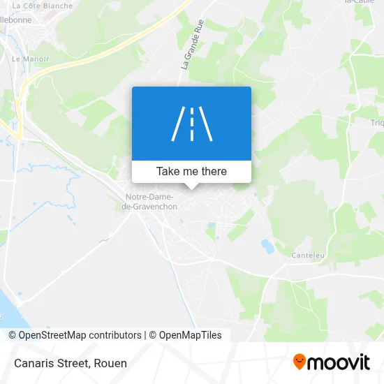 Rue Des Canaris map