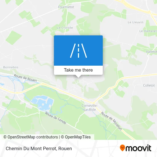 Chemin Du Mont Perrot map